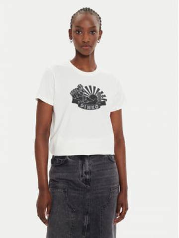 Pinko Футболка Trapani 100789 A23Z Білий Regular Fit Pinko Футболка Trapani 100789 A23Z Білий Regular Fit