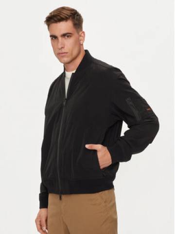 Boss Куртка бомбер Obear 50521480 Чорний Regular Fit Boss Куртка бомбер Obear 50521480 Чорний Regular Fit