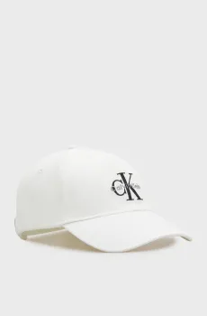 Женская белая кепка MONOLOGO Белый ONESIZE Calvin Klein LV04K5026G