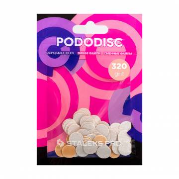 Сменные файлы для педикюрного диска Staleks PRO Expert Pododisc XS белые, 320 грит, 50 шт (PDF-10-320w) Сменные файлы для педикюрного диска Staleks PRO Expert Pododisc XS белые, 320 грит, 50 шт (PDF-10-320w)