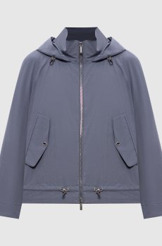 Синяя ветровка с льном RYA