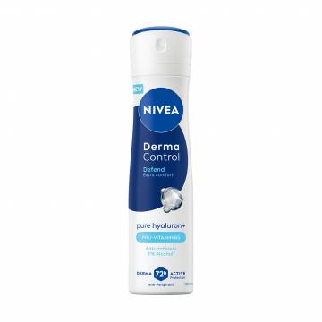 Антиперспирант NIVEA Дерма контроль. Защита и экстракомфорт, спрей, женский, 150 мл Антиперспирант NIVEA Дерма контроль. Защита и экстракомфорт, спрей, женский, 150 мл