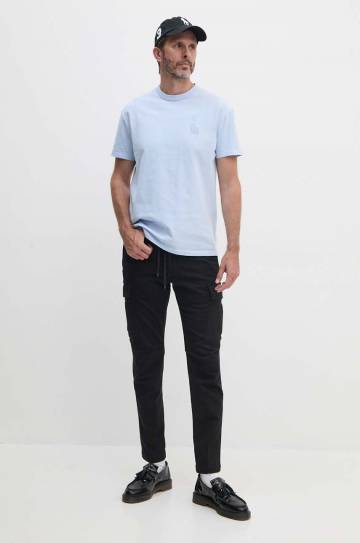 Хлопковая футболка Polo Ralph Lauren мужская однотонная 710936509 Хлопковая футболка Polo Ralph Lauren мужская однотонная 710936509