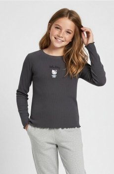 Джемпер з довгим рукавом Hello Kitty - антрацитовий