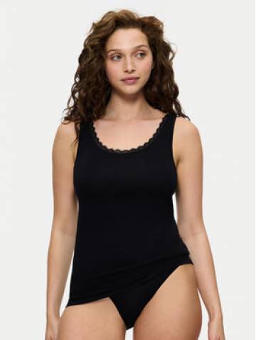 Triumph Топ Feel Of Cotton 10224975 Чорний Slim Fit Triumph Топ Feel Of Cotton 10224975 Чорний Slim Fit