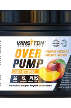 Предтренировочный комплекс Vansiton Over Pump Сочный нектарин, 450 г