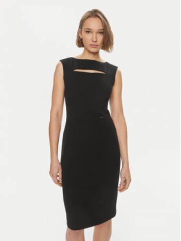 Calvin Klein Коктейльна сукня K20K207035 Чорний Slim Fit Calvin Klein Коктейльна сукня K20K207035 Чорний Slim Fit