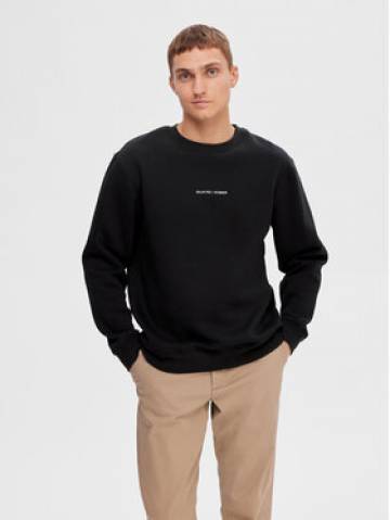 Selected Homme Світшот 16090431 Чорний Regular Fit Selected Homme Світшот 16090431 Чорний Regular Fit