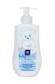 Деткский шампунь и пена для ванны 2 в 1 Babycoccole Delicate Bath & Shampoo, с рождения, 250 мл