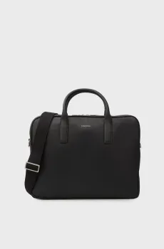 Мужская черная сумка для ноутбука RAISED Черный ONESIZE Calvin Klein LV04D3157G