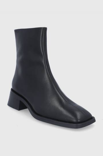 Кожаные полусапожки Vagabond Shoemakers BLANCA женские цвет чёрный каблук кирпичик 5217-201-20 Кожаные полусапожки Vagabond Shoemakers BLANCA женские цвет чёрный каблук кирпичик 5217-201-20