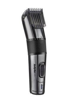Машинка для стрижки BaByliss MEN 1 насадка, с триммером и кейсом, черная (E978E)
