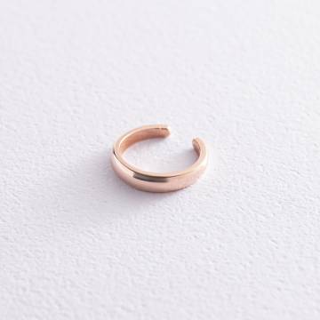 Серьга - каффа в красном золоте с07478 Серьга - каффа в красном золоте с07478