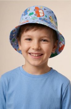 Бавовняна панама - light blue