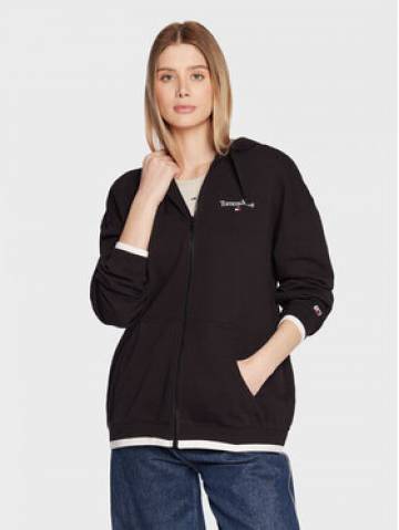 Tommy Jeans Світшот DW0DW14856 Чорний Oversize Tommy Jeans Світшот DW0DW14856 Чорний Oversize