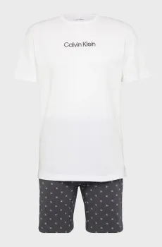 Мужская пижама (футболка, шорты) Разноцветный XL Calvin Klein LV00NM2960