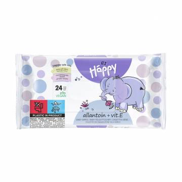 Детские влажные салфетки Bella Baby Happy с витамином Е и аллантоином, 24 шт Детские влажные салфетки Bella Baby Happy с витамином Е и аллантоином, 24 шт