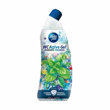 Гель для чистки туалета Ambi Pur WC Active Gel Мята и жасмин, 750 мл Гель для чистки туалета Ambi Pur WC Active Gel Мята и жасмин, 750 мл