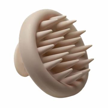 Щетка-шабер для кожи головы Cosmo Shop круглая, мокко, 8*6.3*1.5 см, 1 шт (CS04K)