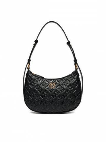 PINKO Сумка Half Moon Mini Fl . AI 24-25 PLTT 102790 A1YB Чорний PINKO Сумка Half Moon Mini Fl . AI 24-25 PLTT 102790 A1YB Чорний