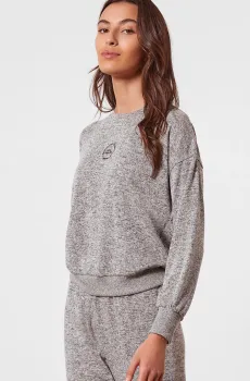 Женский серый свитшот ALISSON Серый M Etam 6530884