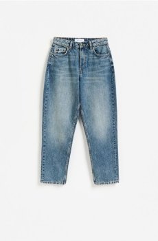 Reserved - Джинси mom fit із завищеною талією - синій - 515JX-55J