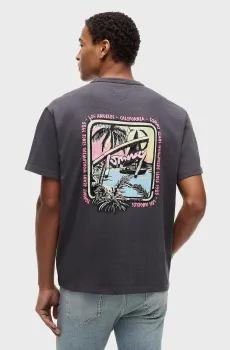 Мужская серая футболка RLX NOVELTY SS TEE Серый XL Tommy Jeans DM0DM23190