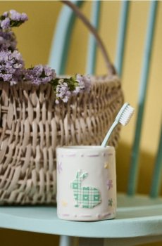 Великодній набір: тримач для щіток і дозатор для мила - різнобарвний