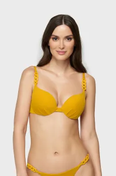 Женский желтый лиф от купальника Желтый 40A MARC&ANDRE L2313-Y-762