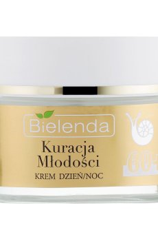 Уценка! Восстанавливающий крем для лица против морщин день/ночь Bielenda YOUTH THERAPY 60+, 50 мл
