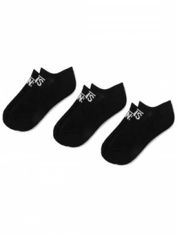 Vans Набір з 3 пар низьких жіночих шкарпеток Classic Kick VN000XNRBLK Чорний Vans Набір з 3 пар низьких жіночих шкарпеток Classic Kick VN000XNRBLK Чорний