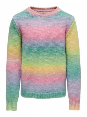 Kids ONLY Светр Rainbow 15273007 Кольоровий Regular Fit Kids ONLY Светр Rainbow 15273007 Кольоровий Regular Fit