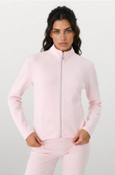 Світшот-бомбер - пастельний рожевий