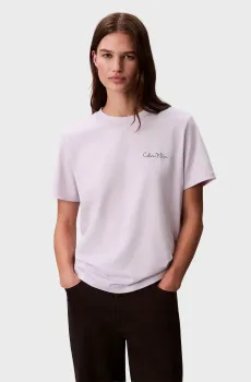 Женская сиреневая футболка SS CLASSIC GRAPHIC Сиреневый S Calvin Klein Jeans LV047E809G