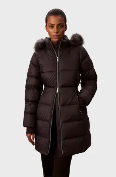 Женский черный пуховик LONG DOWN Черный S Calvin Klein LV044D545G