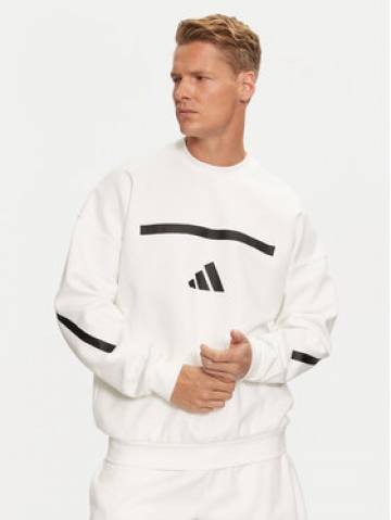 adidas Світшот Z.N.E. JF2451 Білий Loose Fit adidas Світшот Z.N.E. JF2451 Білий Loose Fit