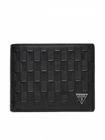 Guess Мале Чоловіче Портмоне SMMADL LEA20 Чорний Guess Мале Чоловіче Портмоне SMMADL LEA20 Чорний