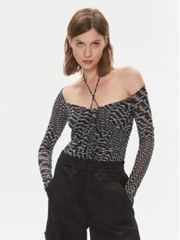 Pinko Боді Birba 102221 A1A0 Чорний Slim Fit Pinko Боді Birba 102221 A1A0 Чорний Slim Fit