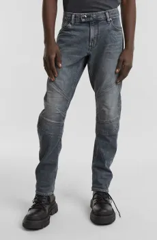 Мужские темно-синие джинсы Moto Cross 3D Slim Синий 31-30 G-Star RAW D25364,D775