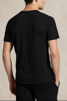 Хлопковая пижамная футболка Polo Ralph Lauren