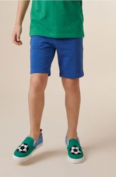 Сліпони з 3D аплікацією - синій