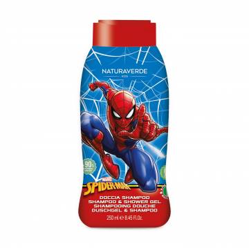 Детский гель для душа и шампунь Naturaverde Spiderman Shampoo & Shower Gel с органическими экстрактами овса, 250 мл Детский гель для душа и шампунь Naturaverde Spiderman Shampoo & Shower Gel с органическими экстрактами овса, 250 мл
