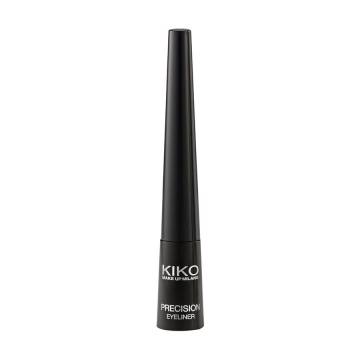 Жидкая подводка для глаз Kiko Milano Precision Eyeliner Black, 2.5 мл Жидкая подводка для глаз Kiko Milano Precision Eyeliner Black, 2.5 мл