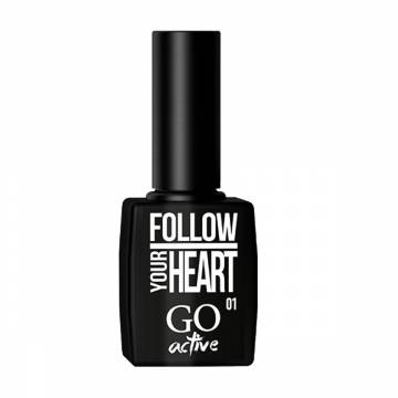 Гель-лак для ногтей GO Active Gel Polish 001, 10 мл Гель-лак для ногтей GO Active Gel Polish 001, 10 мл