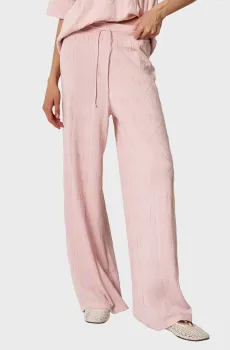 Женские пудровые брюки Розовый L ANDRE TAN 41011