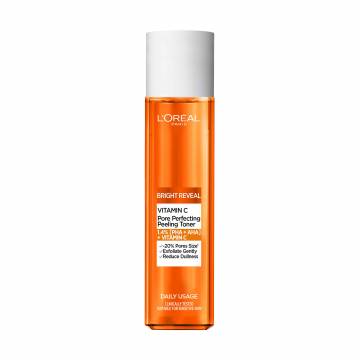 Тоник для лица LOreal Paris Bright Reveal Vitamin C Pore Perfecting Peeling Toner для сужения пор, 180 мл Тоник для лица LOreal Paris Bright Reveal Vitamin C Pore Perfecting Peeling Toner для сужения пор, 180 мл