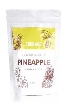 Сахарный скраб для тела Courage Pineapple Hands & Body Sugar Scrub Ананас, 250 г