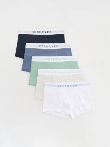 Reserved - Боксери класичні, 5 штук - світло-зелений - 587CS-70X Reserved - Боксери класичні, 5 штук - світло-зелений - 587CS-70X