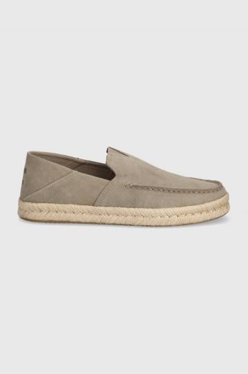Замшевые эспадрильи Toms Alonso Loafer Rope цвет бежевый 10020865 Замшевые эспадрильи Toms Alonso Loafer Rope цвет бежевый 10020865