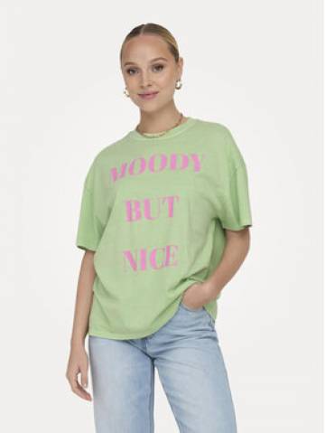 ONLY Футболка Rilly 15316994 Зелений Regular Fit ONLY Футболка Rilly 15316994 Зелений Regular Fit